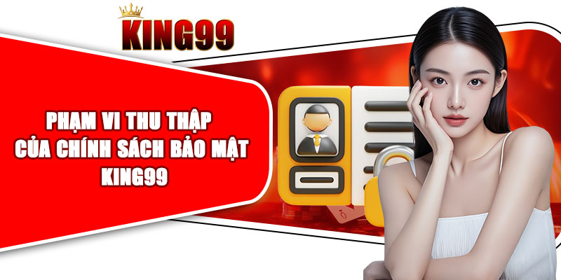 Các phạm vi thu thập của chính sách bảo mật KING99